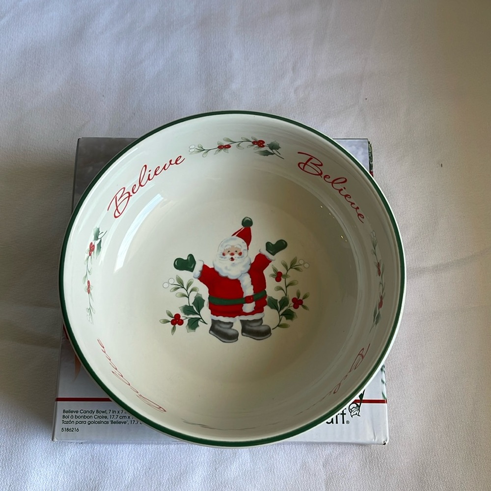 Winterberry Pfaltzgraff Believe 7 inches Bowl.